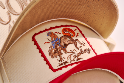 Cowboy Vintage Patch, Howdy Bill Embroidery Hat