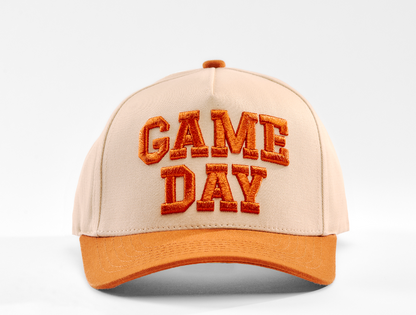 Game Day 3D Embroidered Linen Hat