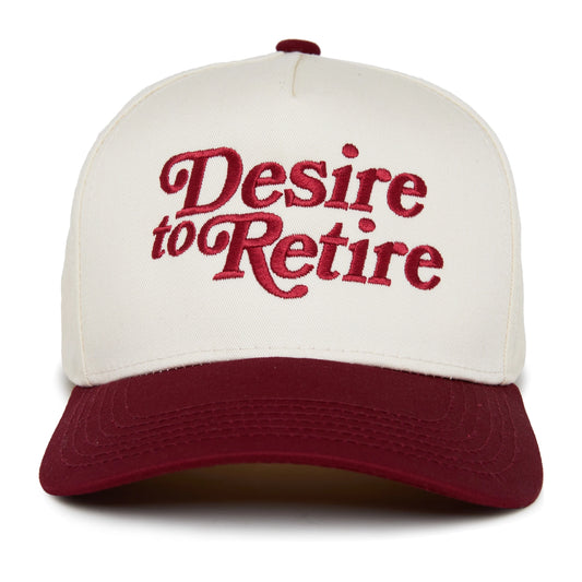 Desire to Retire Embroidered Cap