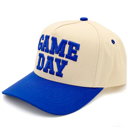 Game Day 3D Embroidered Linen Hat