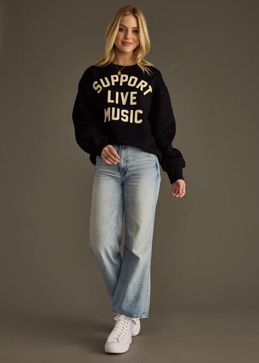 Support Live Music Sweatshirt