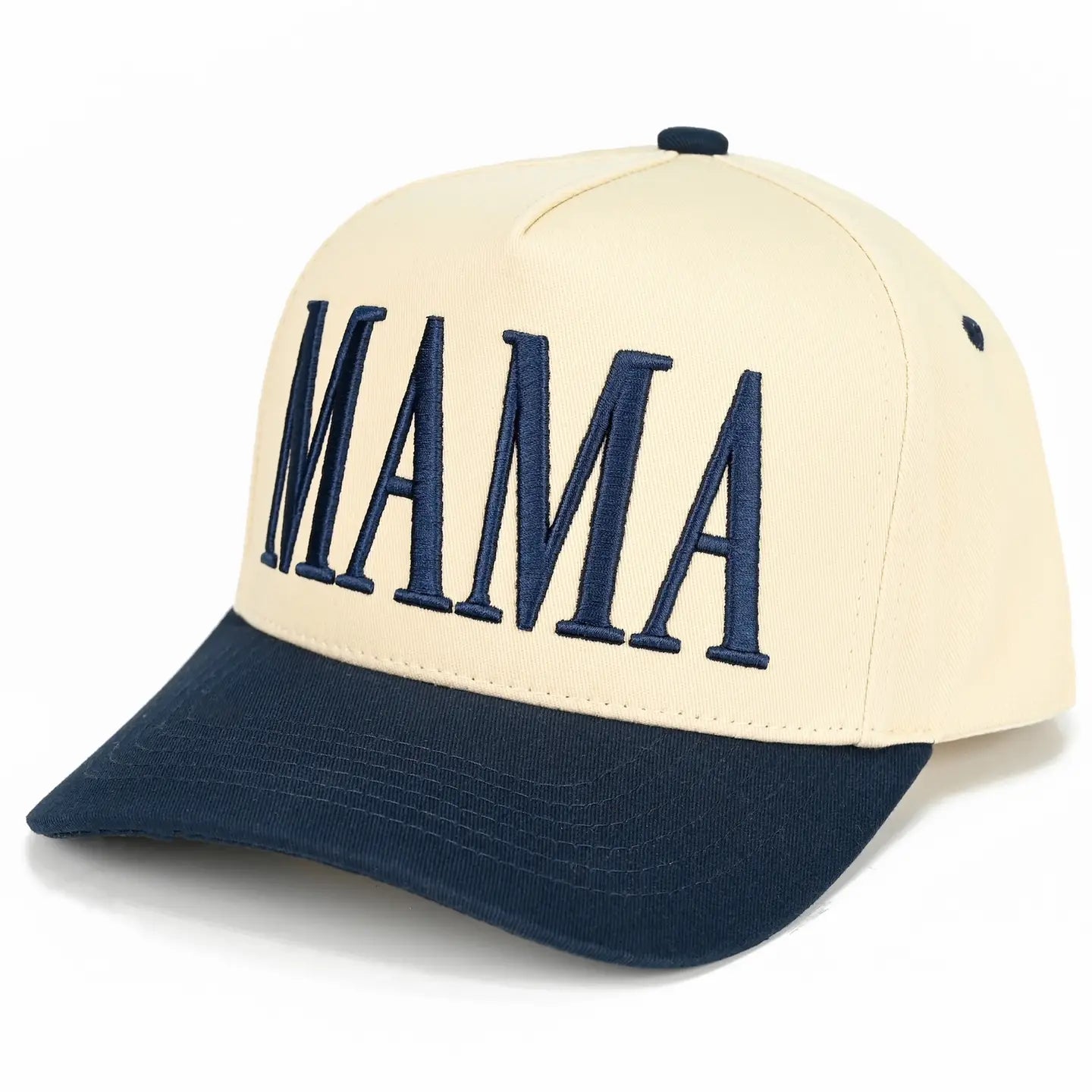 MAMA Embroidered Linen Hats