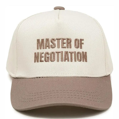 Children's Embroidered Two-Tone Linen Tucker Hats