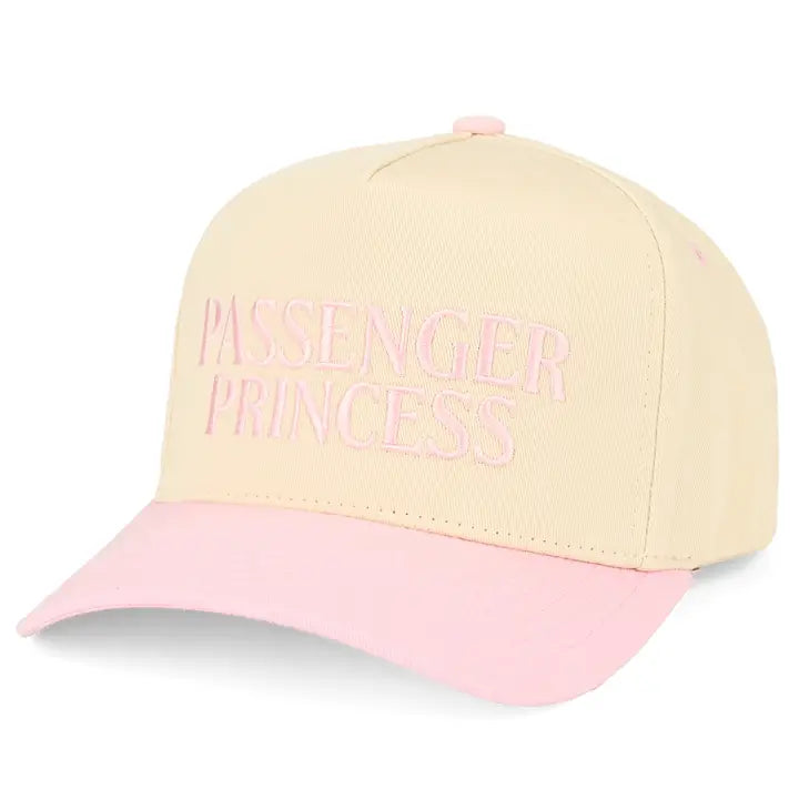 Passenger Princess Two Tone Embroidered Linen Trucker Hat