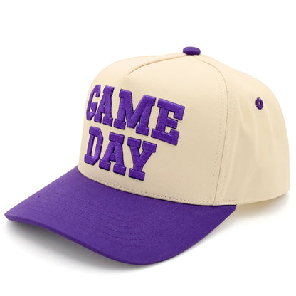 Game Day 3D Embroidered Linen Hat