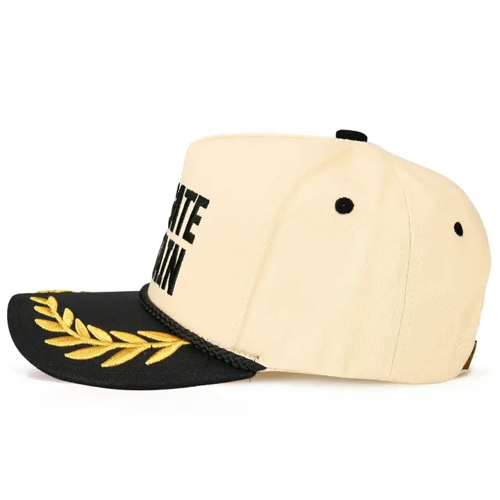 Tailgate Captain Two Tone Linen Trucker Hat