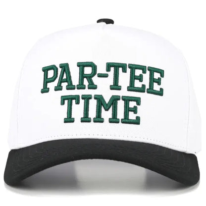 Par-Tee Time Two Tone 3-D Embroidered Linen Trucker Hat