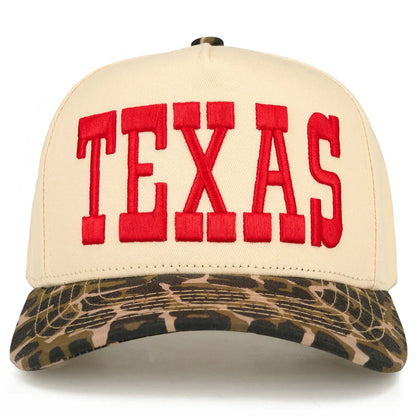 Texas Leopard Two-Tone Trucker Hat