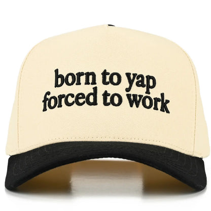 Born to Yap Two-Tone Trucker Hat